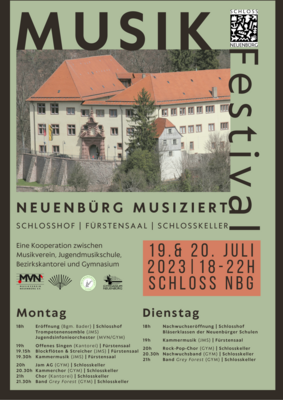 Musik-Festival Neuenbürg 2023 im Schloss